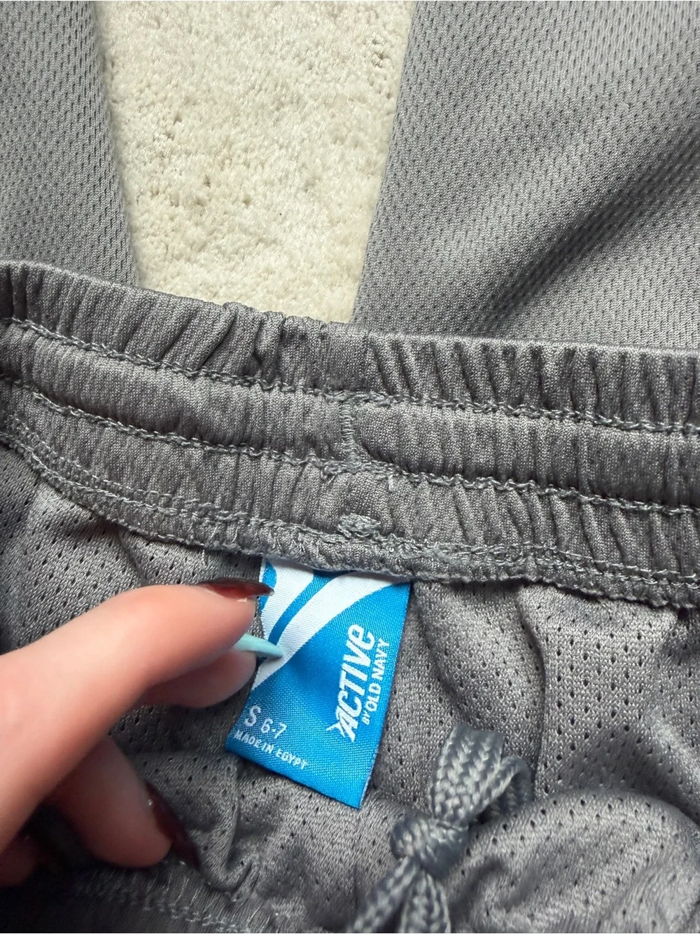 Old Navy Kids Gray Joggers with Black Side Stripes